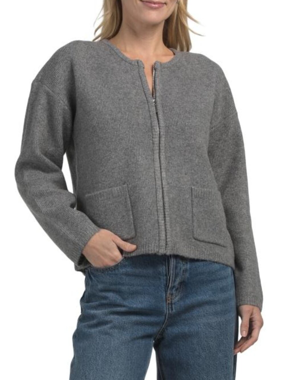 CYRUS Thick Zip Up Cardigan